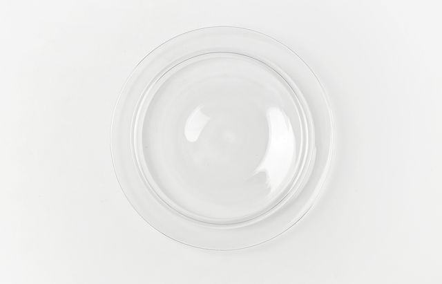 河上智美　ガラス皿　４枚セット 河上智美エッジプレートオーバル（クリア）｜暮らしのうつわ花田