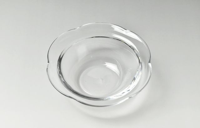 河上智美 六弁花小鉢（小）クリア