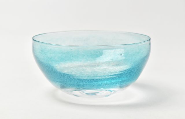 河上智美 ピンブロー小鉢（トルコブルー）