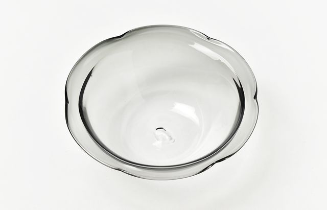 河上智美 六弁花小鉢（中）グレー