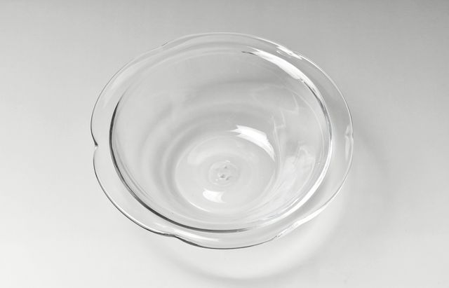 河上智美 六弁花小鉢（中）クリア