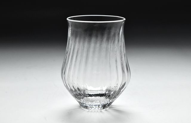 谷口嘉　ガラス　花器　十角　【未使用品】 谷口嘉 10 花器波（広） ｜ 暮らしのうつわ花田 和食器 通販 花瓶・フラワースタンド