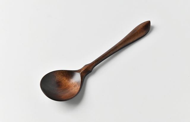 平岡正弘 2色テーブルスプーン イタヤカエデ/栃縮（拭漆） ｜ 暮らしの