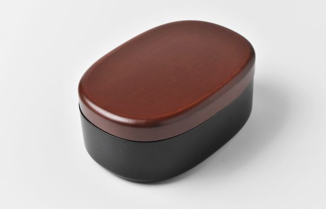 平岡正弘 弁当箱小一段（合わせ蓋）山桜