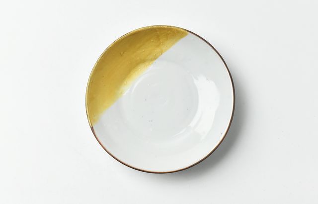 中尾万作 金サビ掛分小皿 ｜ 暮らしのうつわ花田 和食器 通販