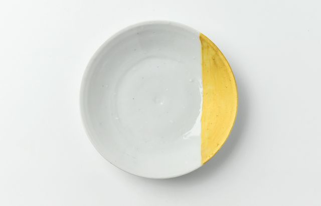 中尾万作　皿 中尾万作 52 金サビ掛分5寸皿 ｜ 暮らしのうつわ花田 和食器 通販