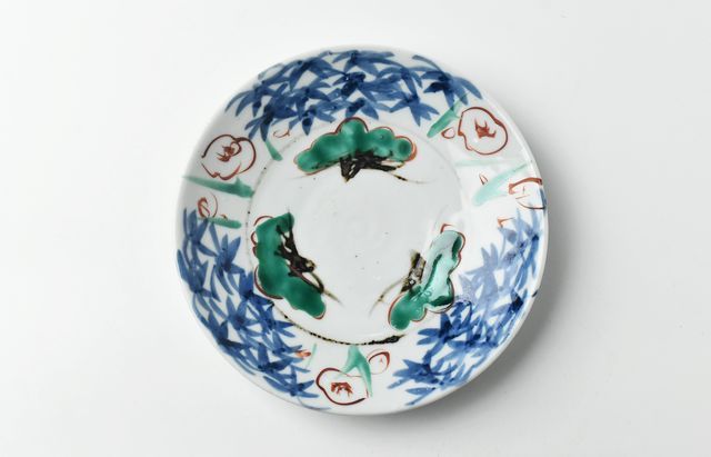 中尾万作 松竹梅7寸皿 ｜ 暮らしのうつわ花田 和食器 通販