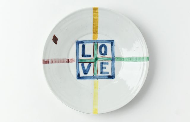 中尾万作 46 LOVE7寸皿 ｜ 暮らしのうつわ花田 和食器 通販