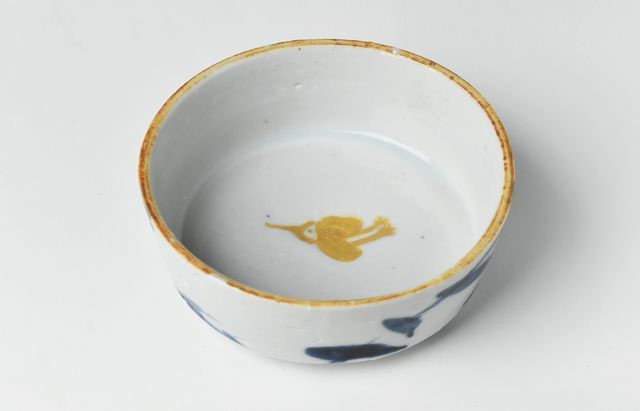SALE‼︎【レア】ヴィンテージ 茶道具 菓子鉢 総織 魯 花器 中鉢 青磁 器 中尾万作 19 染付秋草ドラ鉢 ｜ 暮らしのうつわ花田 和食器 通販