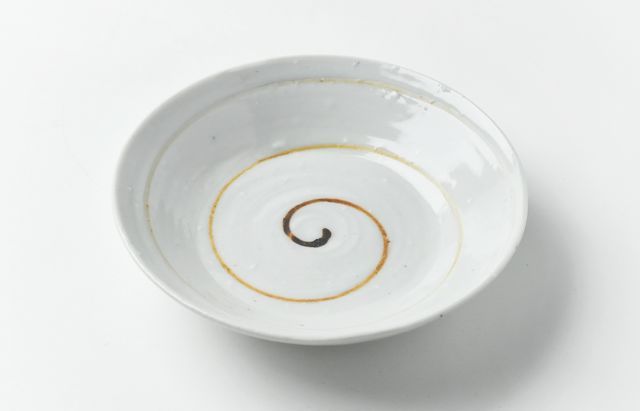 中尾万作 52 金サビ掛分5寸皿 ｜ 暮らしのうつわ花田 和食器 通販
