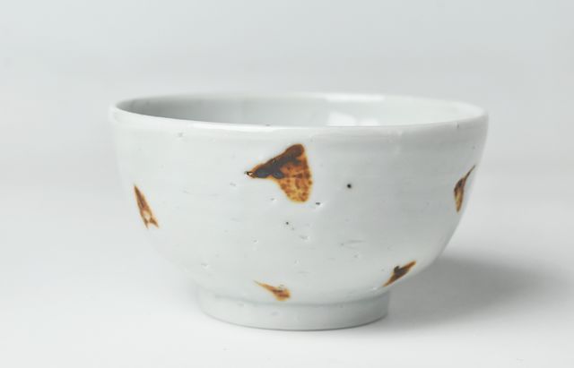 中尾万作 72　サビ抜飯碗