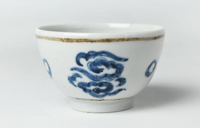 中尾万作 73　雲文飯碗
