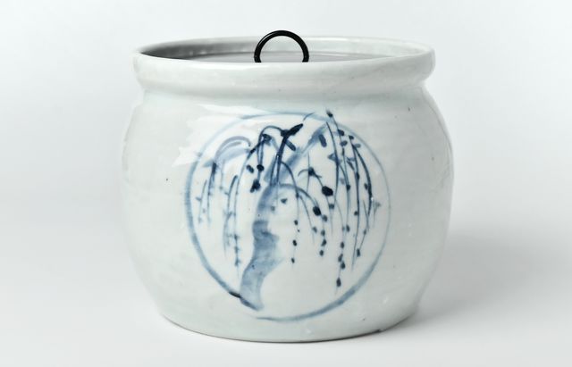 中尾万作 105 水指 （双魚文） ｜ 暮らしのうつわ花田 和食器 通販