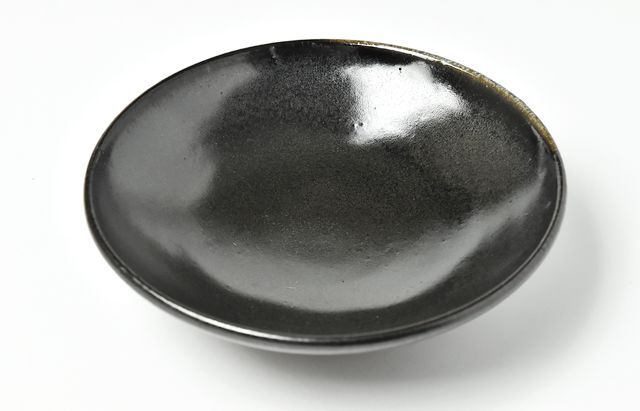 余宮隆 90 天目6寸浅鉢