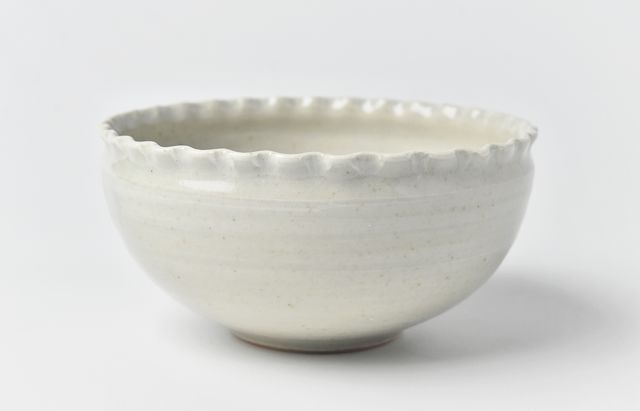 杉本寿樹 灰釉折縁4寸皿｜和食器 通販 暮らしのうつわ 花田