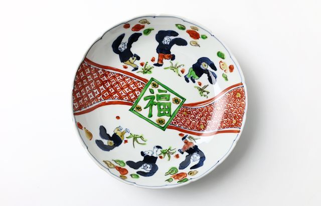 九谷青窯 72 赤絵花5寸皿 ｜ 暮らしのうつわ花田 和食器 通販