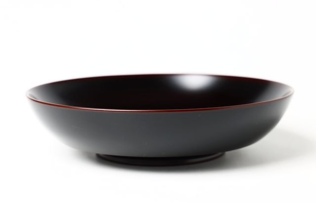 浄法寺 7寸二段丸重（溜） ｜ 暮らしのうつわ花田 和食器 通販