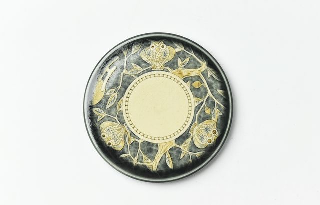 増渕篤宥 8 釉象嵌木菟文洋盃托 ｜ 暮らしのうつわ花田 和食器 通販