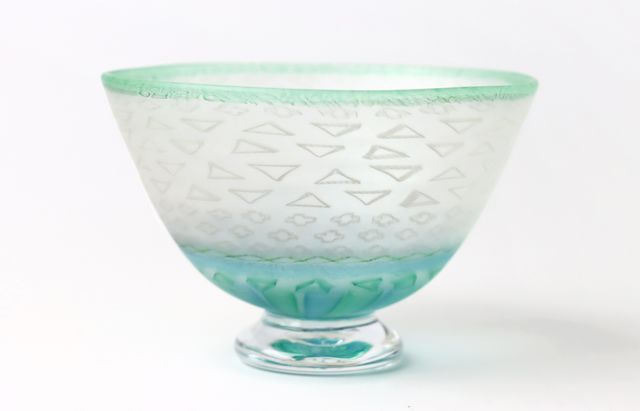 生島明水 アイスクリームグラス 2セット ガラス作家 生島明水 アイスクリームグラスHJ ｜ 暮らしのうつわ花田 和食器 通販