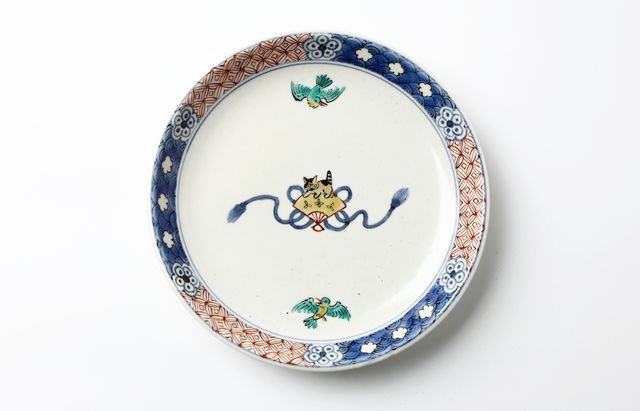 松浦ナオコ 2F 馬の染付6.5寸皿 ｜ 暮らしのうつわ花田 和食器 通販