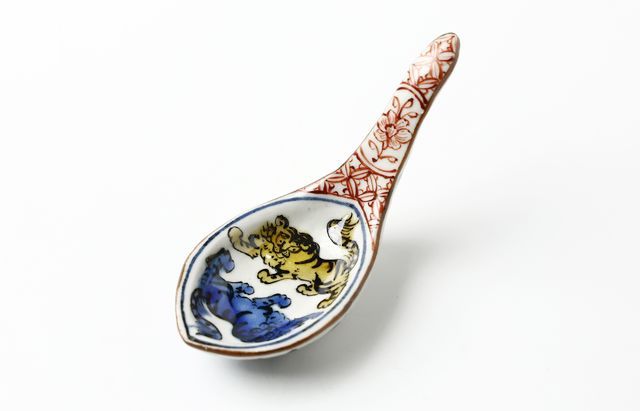 松浦コータロー レンゲ小付 2個セット 松浦コータロー 12 九谷手双虎文レンゲ小付 ｜ 暮らしのうつわ花田 和