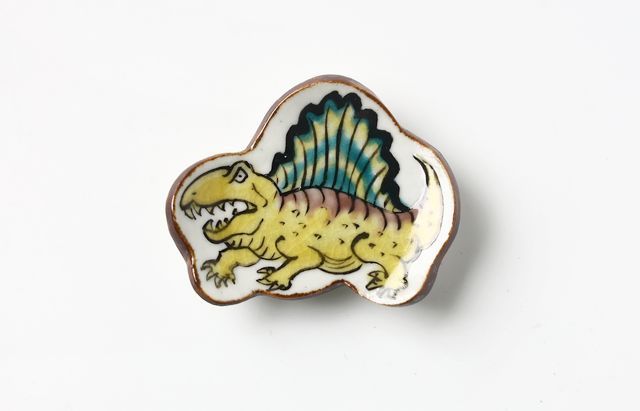 松浦コータロー 7B 色絵ディメトロドン箸置 ｜ 暮らしのうつわ花田 和