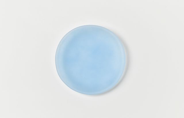 d.Tam 中村孝子/桃子 24 colors丸皿 灰青系艶あり ｜ 暮らしのうつわ