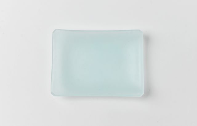 d.Tam 中村孝子/桃子 17D colors長方豆皿 青系フロスト ｜ 暮らしの