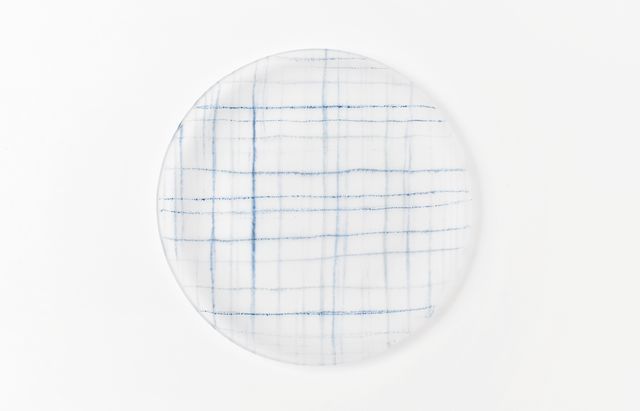 d.Tam 中村孝子/桃子 19◆絣皿（太柄）紺