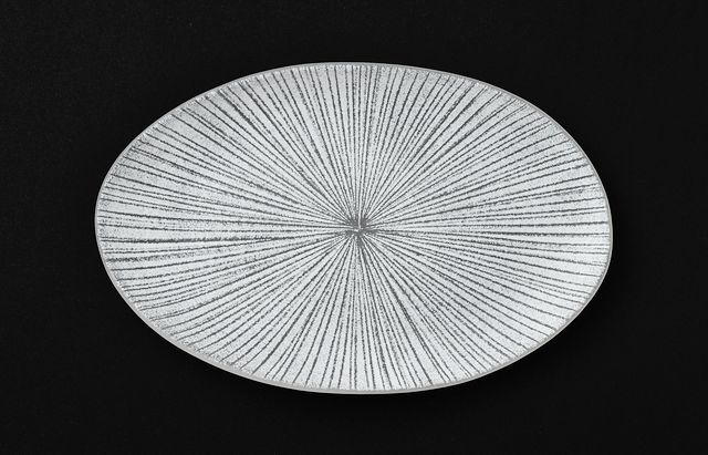 Fenton 1993 手描き冬の風景皿 Fenton 1993 手描き冬の風景皿