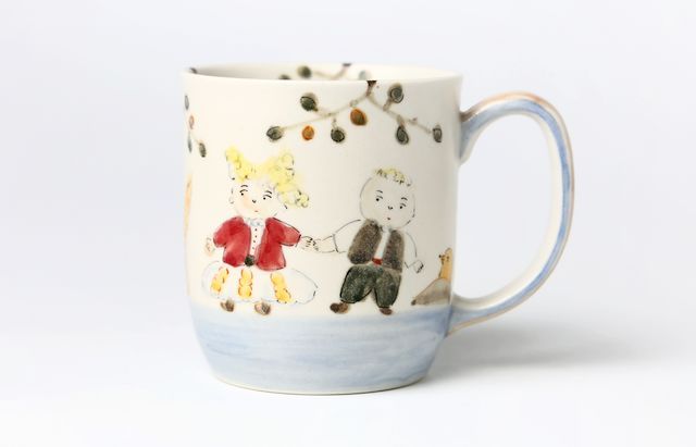 古賀雄二郎 縁鎬5寸反り浅鉢 粉引【H】 ｜ 暮らしのうつわ花田 和食器 通販