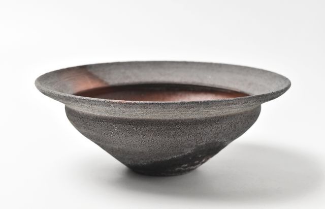 野口悦士 201 焼き締めカブト鉢