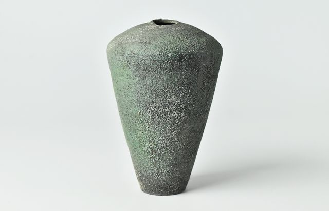 野口悦士 262 緑青 ボトル ｜ 暮らしのうつわ花田 和食器 通販