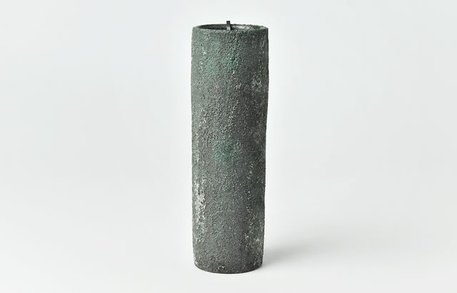 野口悦士 249 緑青筒掛花入 ｜ 暮らしのうつわ花田 和食器 通販