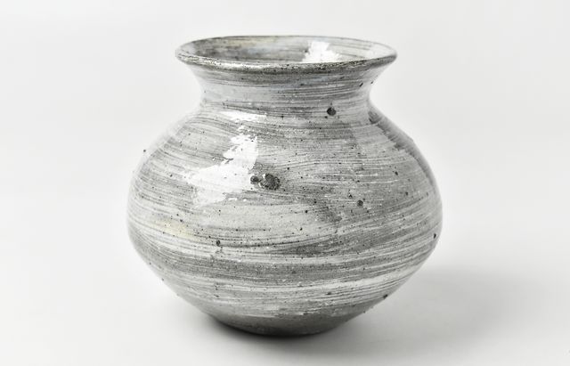 水垣千悦 44 刷毛目丸壺