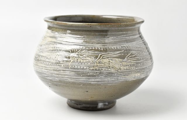 水垣千悦 64 三島丸壺 鳳凰文