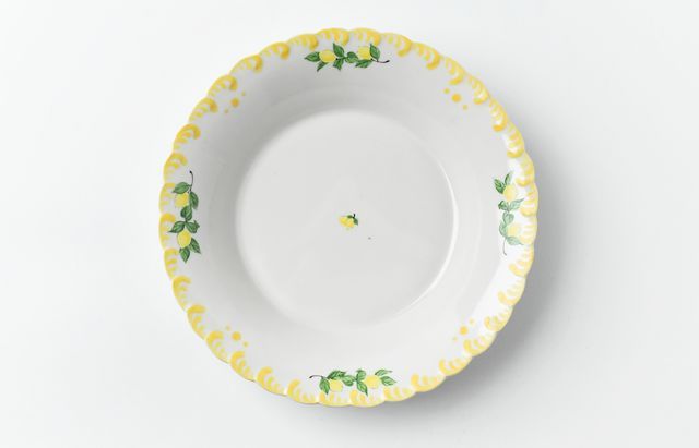 阿部慎太朗 7 オリーブレリーフ皿8寸 ｜ 暮らしのうつわ花田 和食器 通販