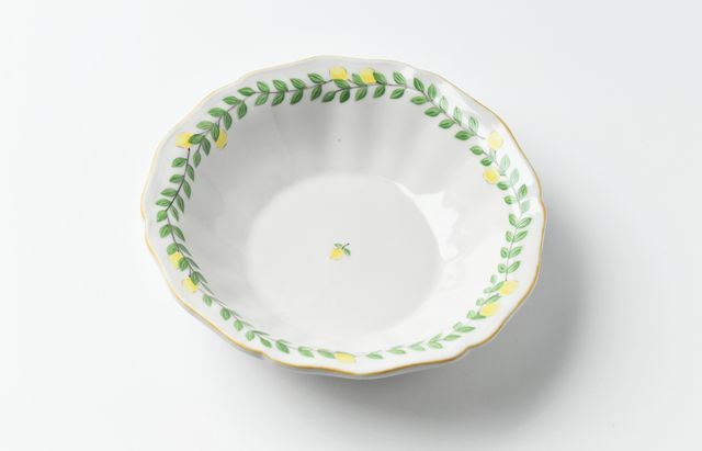 阿部慎太朗 20 八角深皿（檸檬） ｜ 暮らしのうつわ花田 和食器 通販