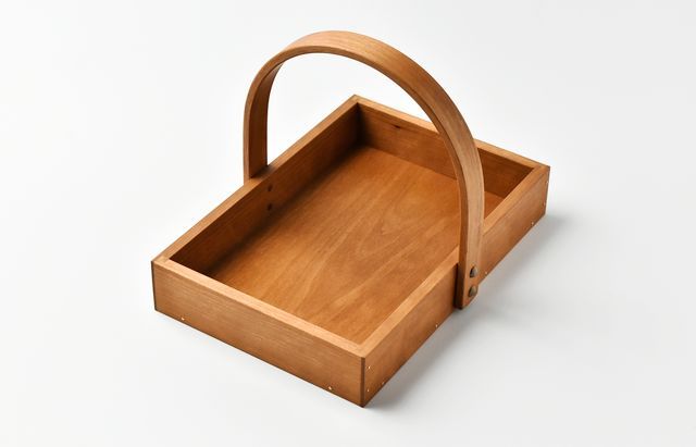岡野達也 14 ソーイングボックス小（オーク） ｜ 暮らしのうつわ