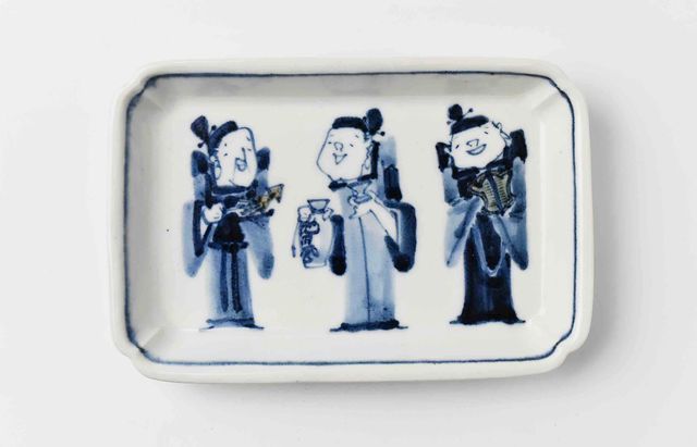 日高直子 3C 角皿 三賢人 ｜ 暮らしのうつわ花田 和食器 通販