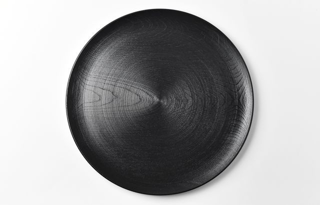 ふじい製作所 78 欅大盆 漆 370/29 ｜ 暮らしのうつわ花田 和