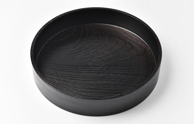 わさび　織部焼　加藤敬也作　花生　扁壷　共箱　V　8184 織部花器 w32.0×d30.5×h53.3