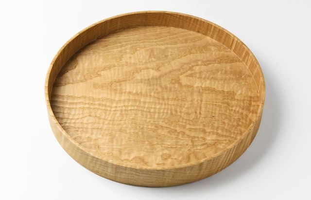ふじい製作所 9　栗の盆 ちぢみ杢 305/38