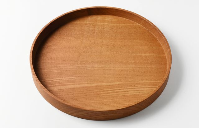 馬面様　根来　折敷　盆　幅36.8四方　高2.8cm　酒器盆 ふじい製作所 13 欅の盆 300/40 ｜ 暮らしのうつわ花田 和食器 通販