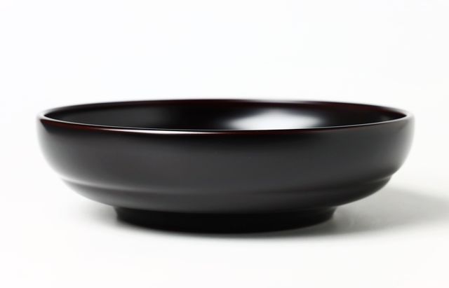 佐々木暢子 7寸平丸鉢 溜 ケヤキ ｜ 暮らしのうつわ花田 和食器 通販