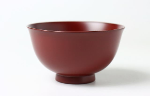 岩舘隆（浄法寺）端反椀 朱（4.2寸） 作家｜和食器 通販 暮らし