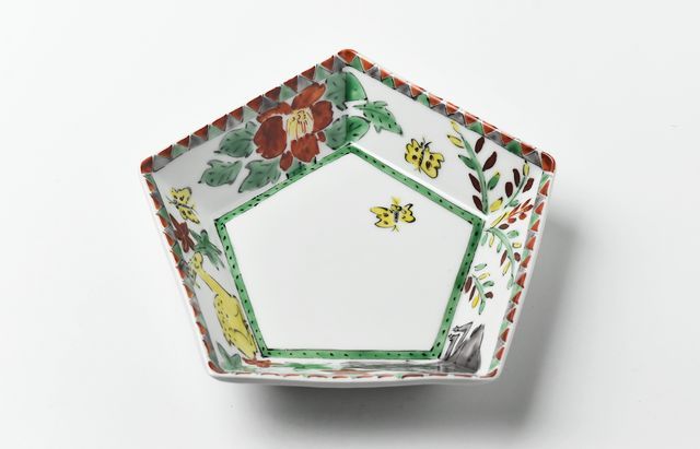 古川桜 5B 猪鹿蝶五角中鉢 ｜ 暮らしのうつわ花田 和食器 通販