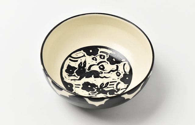 矢島操作 絵変わり六種 『遠き街プレート』手描き平皿 矢島操作 絵変わり六種 『遠き街プレート』手描き平皿