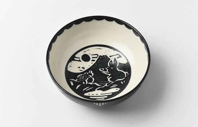 絵志野鉢　16.6×15.3センチ 矢島操 3A カキオトシ絵がわり小鉢 ｜ 暮らしのうつわ花田 和食器 通販
