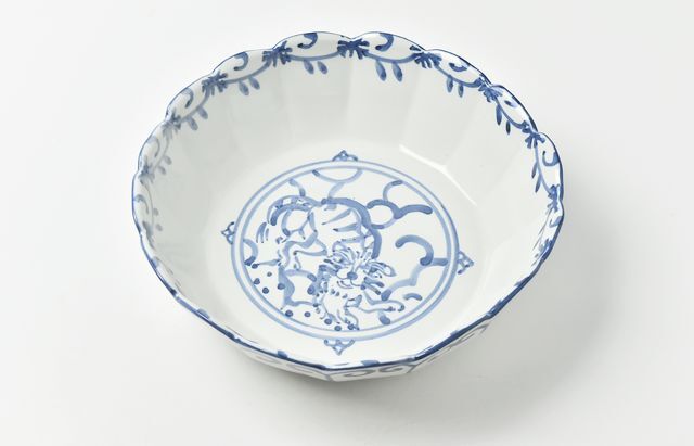 矢島操 30C 輪花鉢